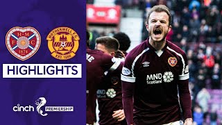 Hearts 20 Motherwell  Hearts Increase Gap Over Motherwell  cinch Premiership [upl. by Cl]