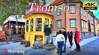 Tromso Daytime walk  Norway 🇳🇴  September 2024  4K HDR [upl. by Serolod]