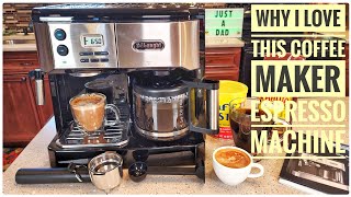 REVIEW De Longhi BCO430BM All In One Combination Coffee Maker amp Espresso Machine Cappuccino Latte [upl. by Arline]