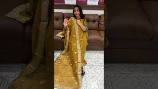 Tissue unstitched salwar suits collections for booking visits [upl. by Yentrac525]