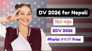 How To Apply Dv Lottery 2026  DV Lottery 2026 Application Form Online  DV 2026 from Nepal [upl. by Aerdnad]