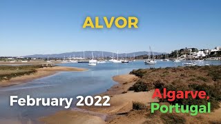 Alvor Lagoon Street Walk February 2022 [upl. by Bitthia]