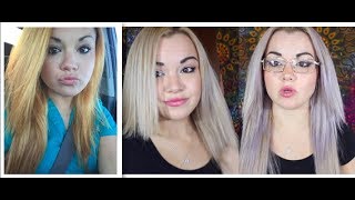 How To Fix Orange Hair Wella T18 Toner VS Purple Shampoo [upl. by Kyriako]