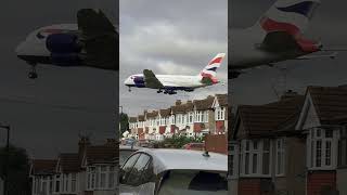 British airways Airbus A380841 coming from San Francisco to landing 🛬 Heathrow Airport London [upl. by Mailliw903]