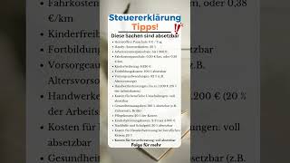 Speichere dieses Video für deine Steuern ab✅steuererklärung mehrgeld steuernsparen finanzen [upl. by Dorie554]