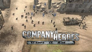 Company of Heroes Fall Of Canada 1vs2 Expert Europe At War mod [upl. by Nive]