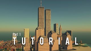 World Trade Center Tutorial Minecraft Chisels and Bits mod [upl. by Ebaj666]