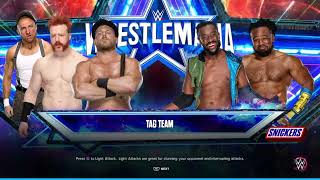 WrestleMania 38 quotSundayquot Match 6 Ridge Holland amp Sheamus vs The New Day [upl. by Varuag]