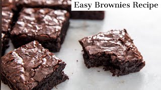 Easy Brownies Recipe [upl. by Etnasa233]