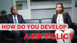 How Do You Develop A HR Policy [upl. by Richy371]