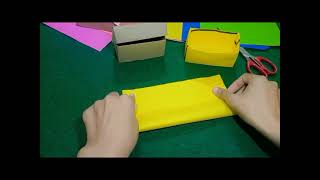 How to make paper storage box diy diy mini paper storage box origami paper storage box [upl. by Essilem]