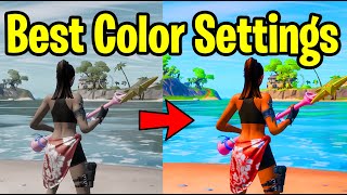 The BEST Colorblind Mode for Fortnite Chapter 4 BEST COLOR SETTINGS [upl. by Dillie]