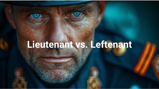 Lieutenant vs Leftenant The Intriguing British Pronunciation Explained [upl. by Names528]