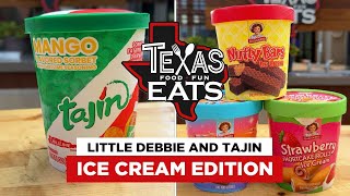 Texas Eats Little Debbie and Tajin Ice Cream [upl. by Teri16]