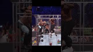 WWE 2K23 OMG steel cage highlights short shorts [upl. by Dun]