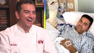 Cake Boss Buddy Valastro Gives Update on His Hand After Horrible Accident Exclusive [upl. by Colligan63]