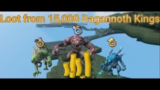 Loot from 15000 Dagannoth Kings Kills  Insane GP Per Hour amp Low Effort RS3 [upl. by Maloy]