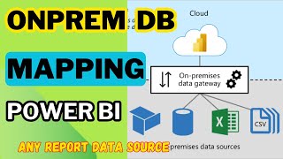 Power BI Gateway Configure Reports With OnPrem Data Sources [upl. by Ahsuatal]