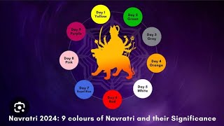 Navratri 2024 Colors Decoded 9 Shades of Spiritual Significance shorts navratri navratrispecial [upl. by Eus]