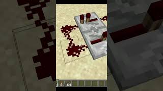 How to make a repeating redstone circuit minecraft java gaming shorts redstone [upl. by Abisha]