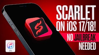 Install Scarlet on iPhone amp iPad iOS 1718   Install IPA Files on iPhone amp iPad Latest Method [upl. by Willow536]