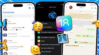 ✨RC WHATSAPP iOS igual IPHONE no ANDROID ATUALIZADO 2024🦋🫠 [upl. by Notyrb770]