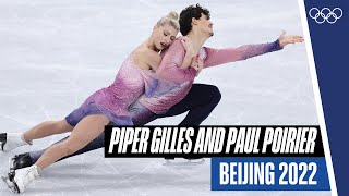 🇨🇦 Piper Gilles and Paul Poirier´s skate to Long And Winding Road 🌬️ at Beijing 2022 ⛸️✨ [upl. by Ellekram252]