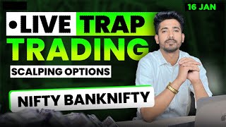 16 January Live Trading Live Intraday Trading Today Bank Nifty option trading live Nifty 50 [upl. by Valora407]