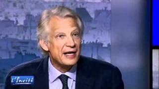 TV5 MONDE Linvité  Dominique De Villepin [upl. by Alwin983]