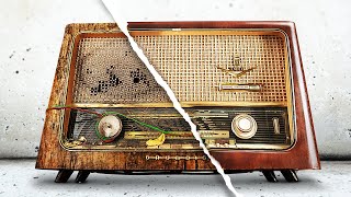 Grundig 1958  Old Radio Restoration [upl. by Dolphin823]