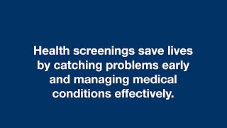 HRSA’s Health Centers Health Screenings Save Lives [upl. by Clio]