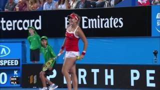 Match Highlights from MladenovicBencic RR  Mastercard Hopman Cup 2017 [upl. by Ttevy]