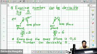 Grade 7 Factors and Multiples 4th Lesson GCE OL [upl. by Hatokad]