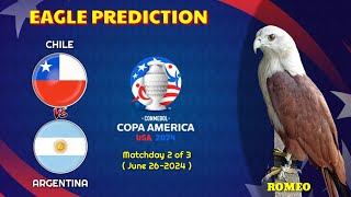 Copa America 2024 Predictions  Chile vs Argentina  Eagle Prediction [upl. by Shanly]