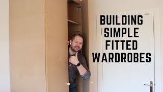 How to build fitted wardrobes joinery carpentry woodworking [upl. by Eugnimod429]