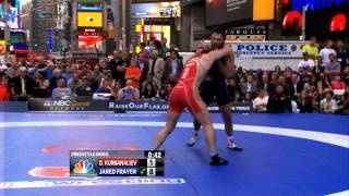 2012 Beat the Streets  66KG  Jared Frayer USA vs Dzhalaludin Kurbanaliev RUS [upl. by Tien]