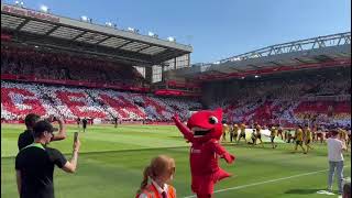 Danke Jurgen  Amazing Klopp mosaic at Anfield [upl. by Nichola729]