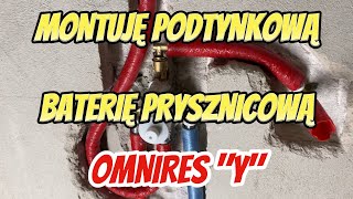 Podtynkowa bateria prysznicowa OMNIRES quotYquot  samodzielny montaż [upl. by Nettle]