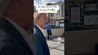 Why This Homeless Mans Singing In Las Vegas Is Going Viral [upl. by Ansell930]