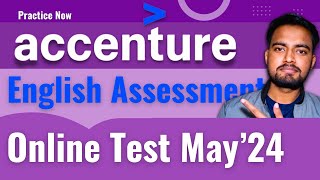 Accenture Online Assessment Test Practice May24  Accenture Communication Assessment Corporate Wala [upl. by Aihcela800]