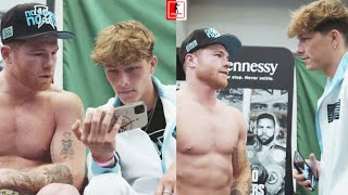 CANELO SHOWS TAYLER HOLDER HOW TO DEFEAT amp KO GIB [upl. by Denney464]