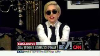 LADY GAGA FULL Interview on Larry King Live 06012010 Part 2 [upl. by Aitropal]