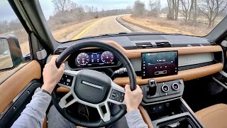 2023 Land Rover Defender 130 First Edition  POV Review [upl. by Dorrehs]