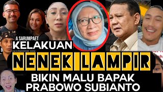 ULAH NENEK LAMPIR NAMA PRABOWO PUN IKUT DI JELEKIN OLEH NETIZEN SAYNAYTV [upl. by Stanton252]