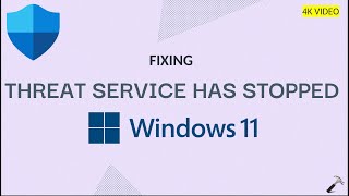 Fix Threat service has stopped restart it now [upl. by Zumstein272]