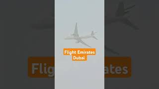 Flight Emirates Dubai very near in my village emirates flight airport viralshort foryou [upl. by Nac914]