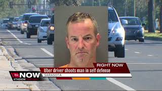 Uber driver shoots passenger after being attacked [upl. by Grega]