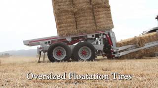 Bale Chaser  NW AG Equipment  Big Bale Stacker [upl. by Tatiania]