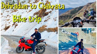 Dehradun to Chakrata Bike trip  Chakrata road trip Uttarakhand ❤️ [upl. by Alraep]