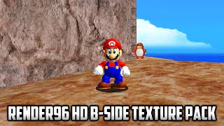 ⭐ Super Mario 64 PC Port  Render96 HD Bside Texture Pack [upl. by Toft]